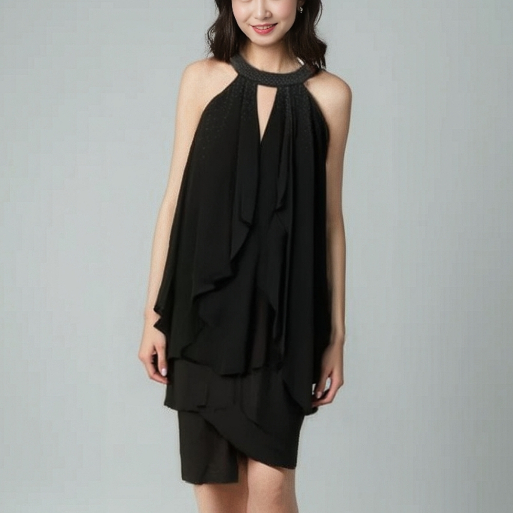Cynthia Steffe - Silk Open Front Dress